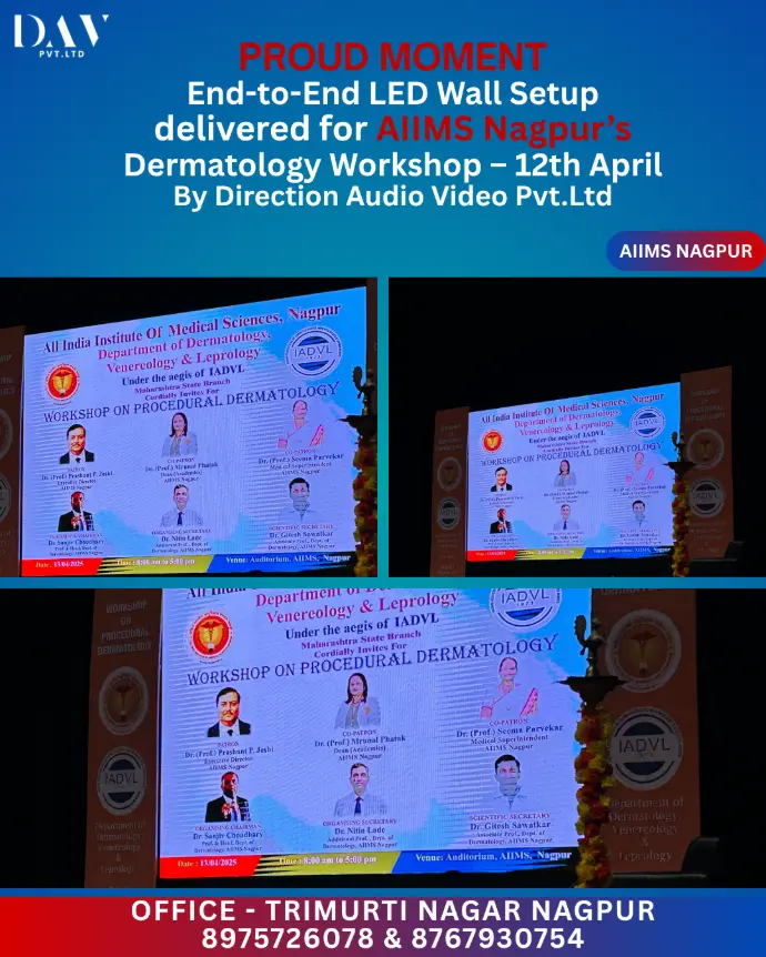 medical event in Nagpur led wall on rent